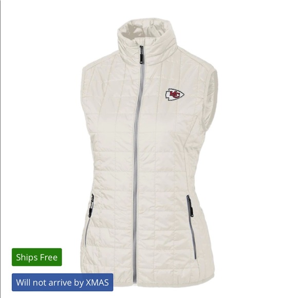 NFL Kansas City Chiefs women’s puffer vest - Picture 8 of 10